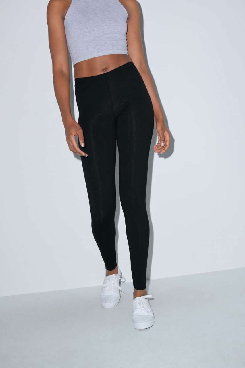 WOMEN'S COTTON SPANDEX JERSEY LEGGING - Slika 4
