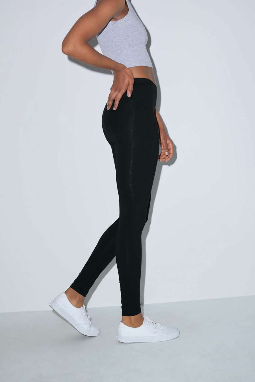 WOMEN'S COTTON SPANDEX JERSEY LEGGING - Slika 7