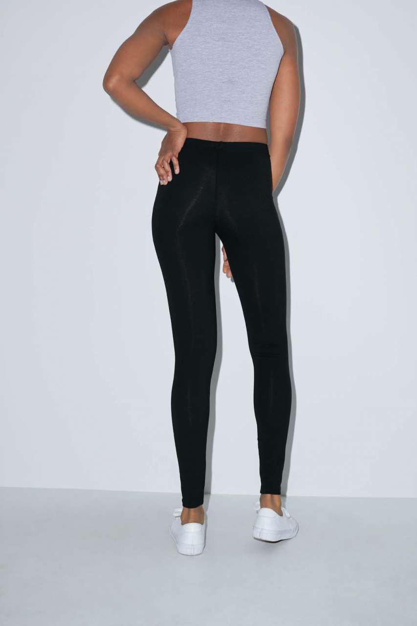 WOMEN'S COTTON SPANDEX JERSEY LEGGING - Slika 8