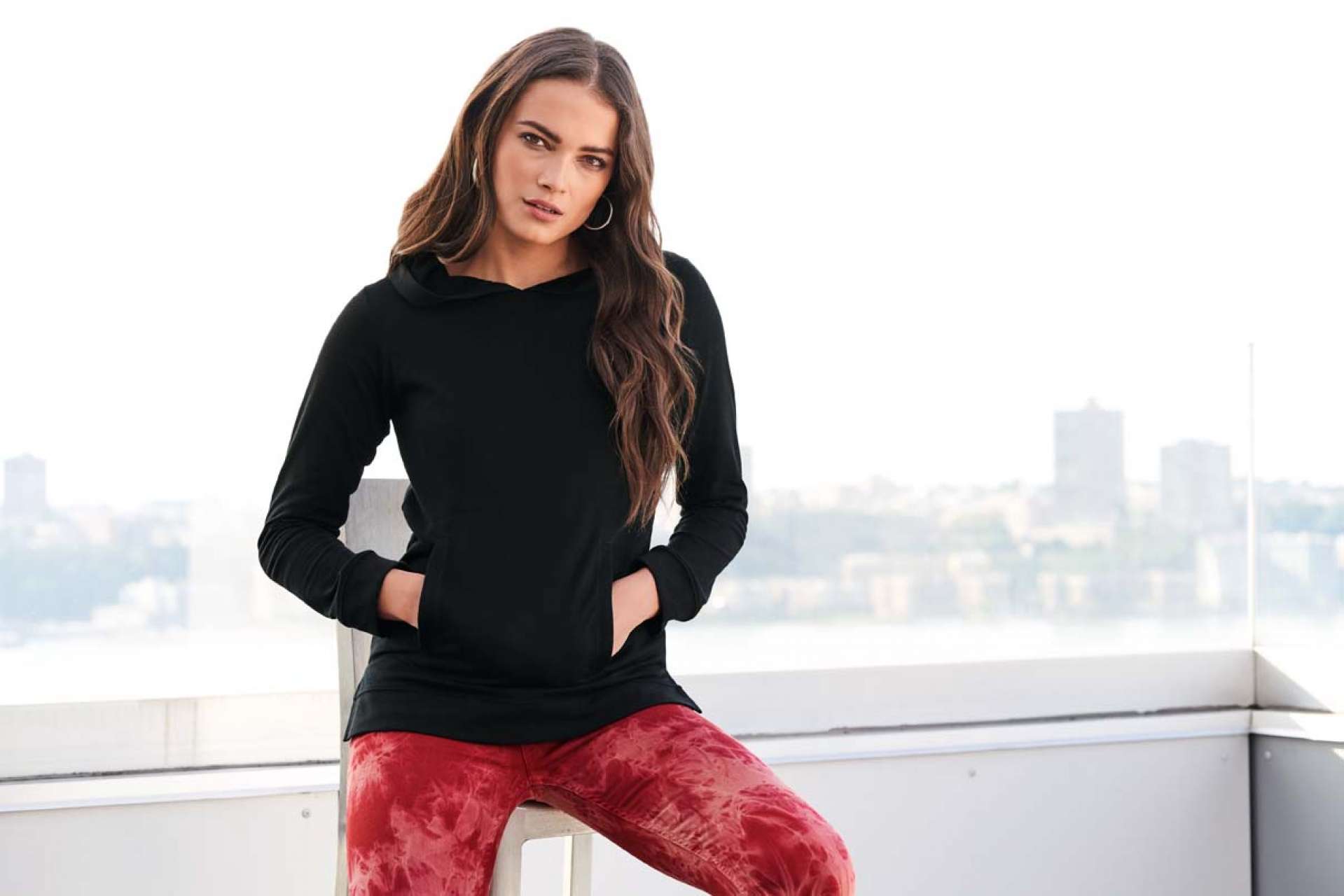 UNISEX LIGHT TERRY HOOD - Slika 6