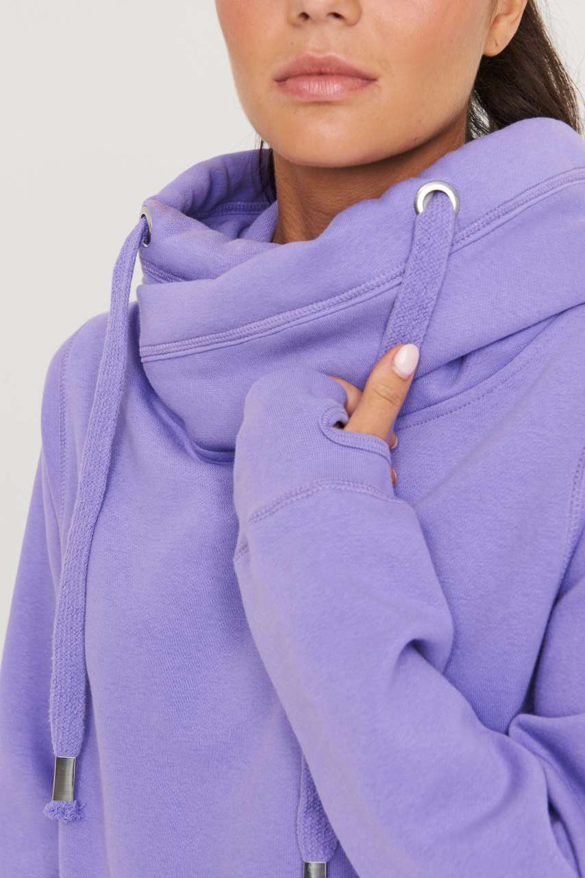 CROSS NECK HOODIE - Slika 7