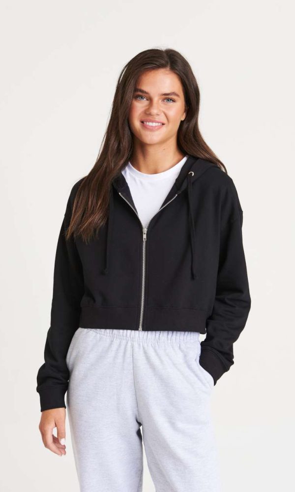 WOMEN'S FASHION CROPPED ZOODIE