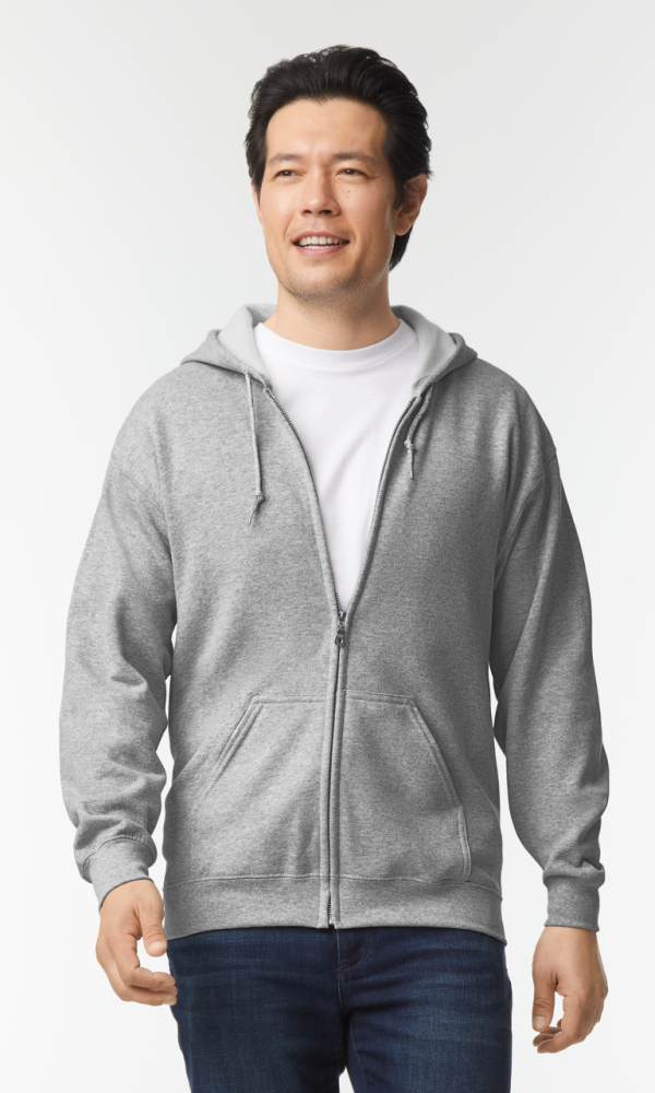 HEAVY BLEND™ ADULT FULL ZIP HOODED SWEATSHIRT