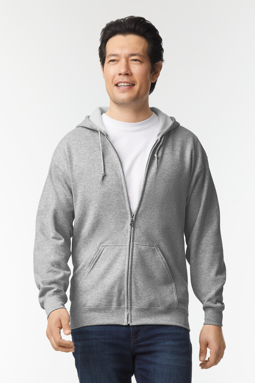 HEAVY BLEND™ ADULT FULL ZIP HOODED SWEATSHIRT