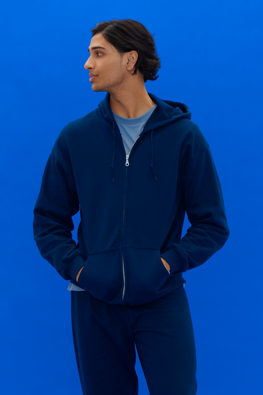 HEAVY BLEND™ ADULT FULL ZIP HOODED SWEATSHIRT - Slika 4