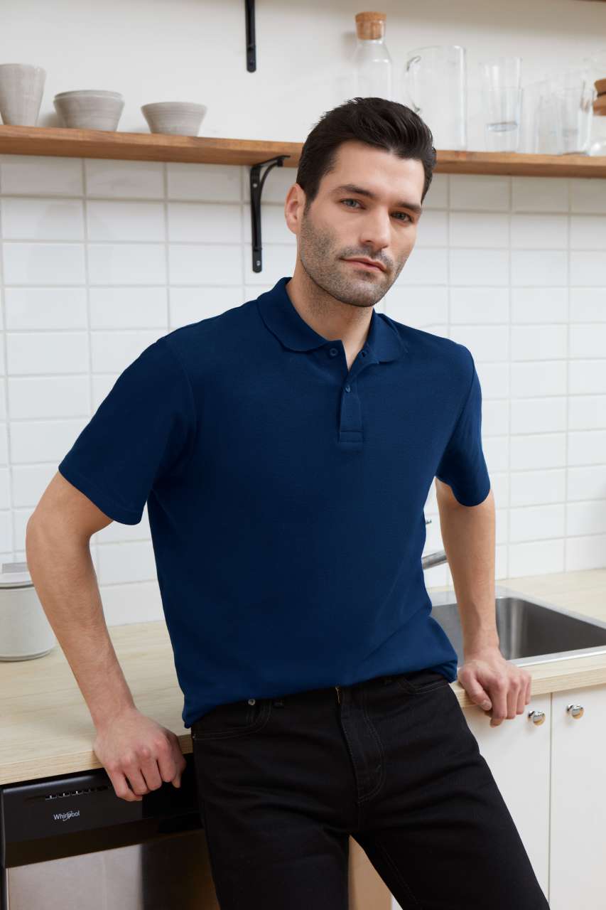 SOFTSTYLE® ADULT DOUBLE PIQUÉ POLO - Slika 2