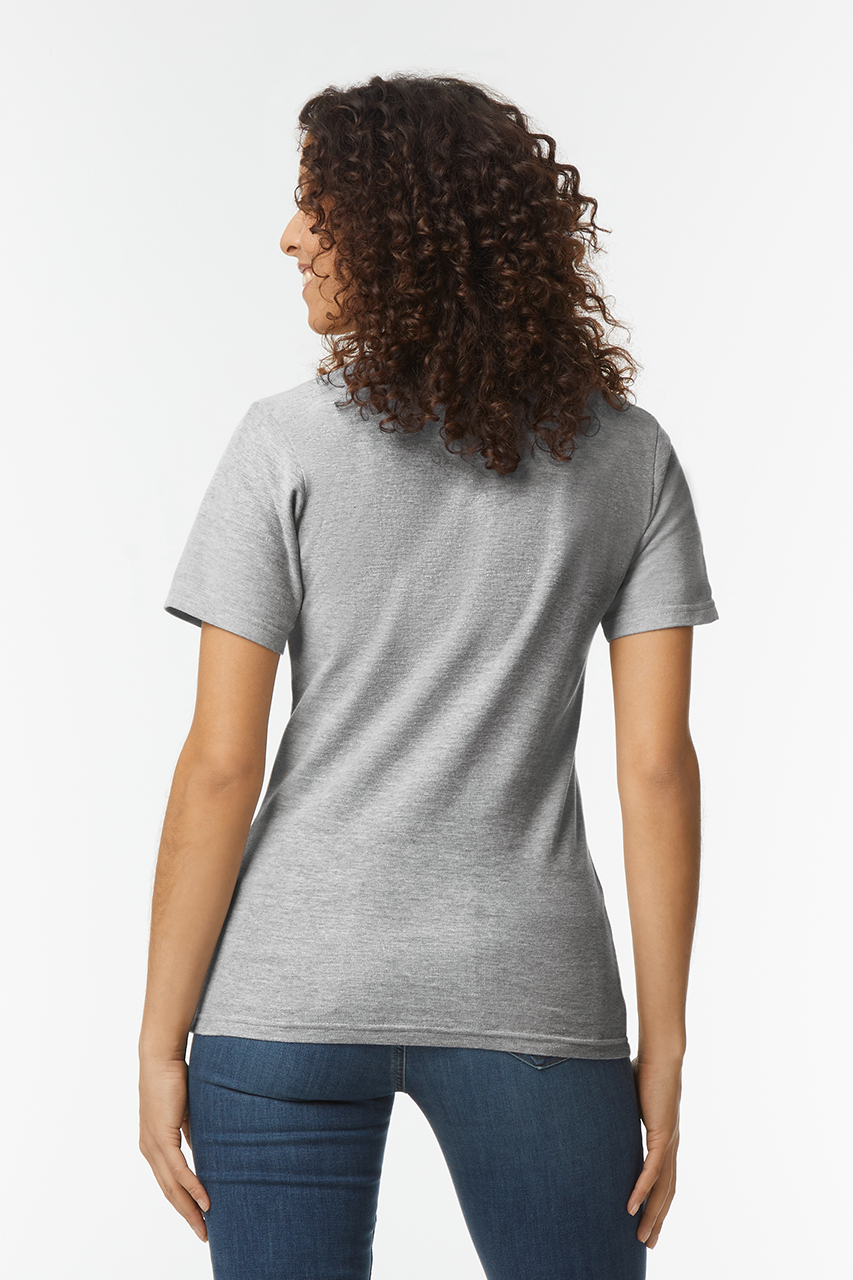 SOFTSTYLE® LADIES' DOUBLE PIQUÉ POLO WITH 3 COLOUR-MATCHED BUTTONS - Slika 5