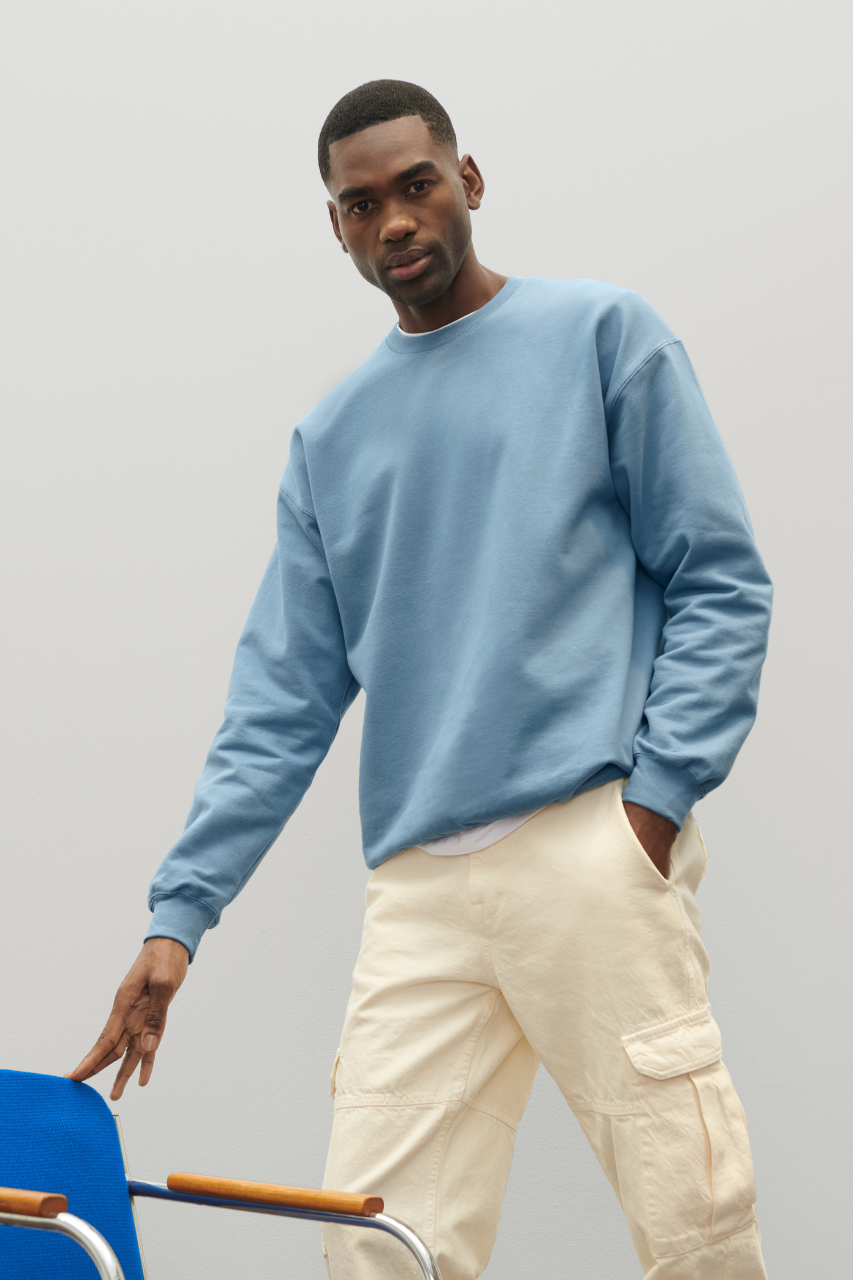 SOFTSTYLE® MIDWEIGHT FLEECE ADULT CREWNECK - Slika 3