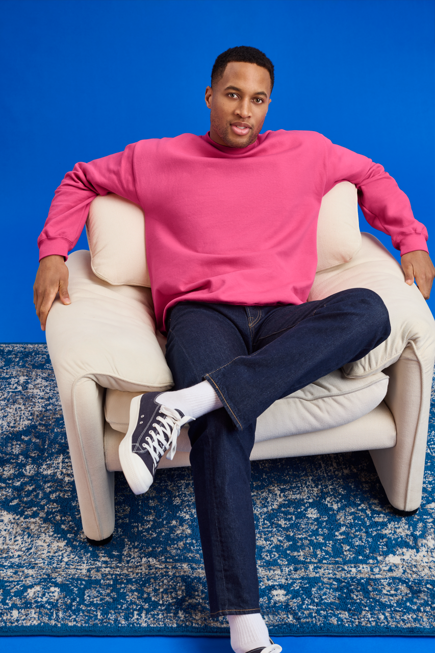 SOFTSTYLE® MIDWEIGHT FLEECE ADULT CREWNECK - Slika 5