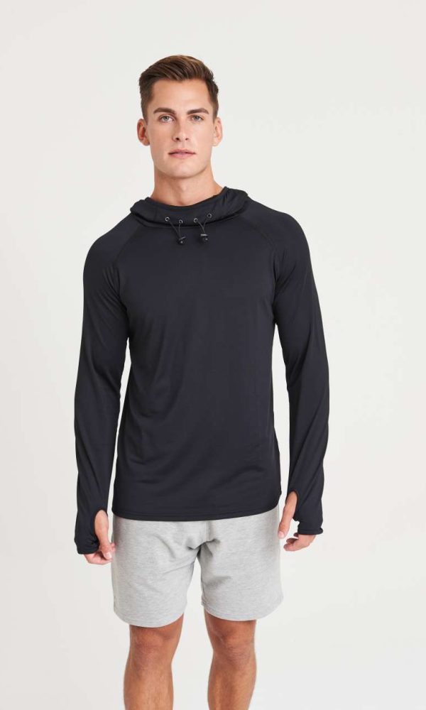 MENS COOL COWL NECK TOP