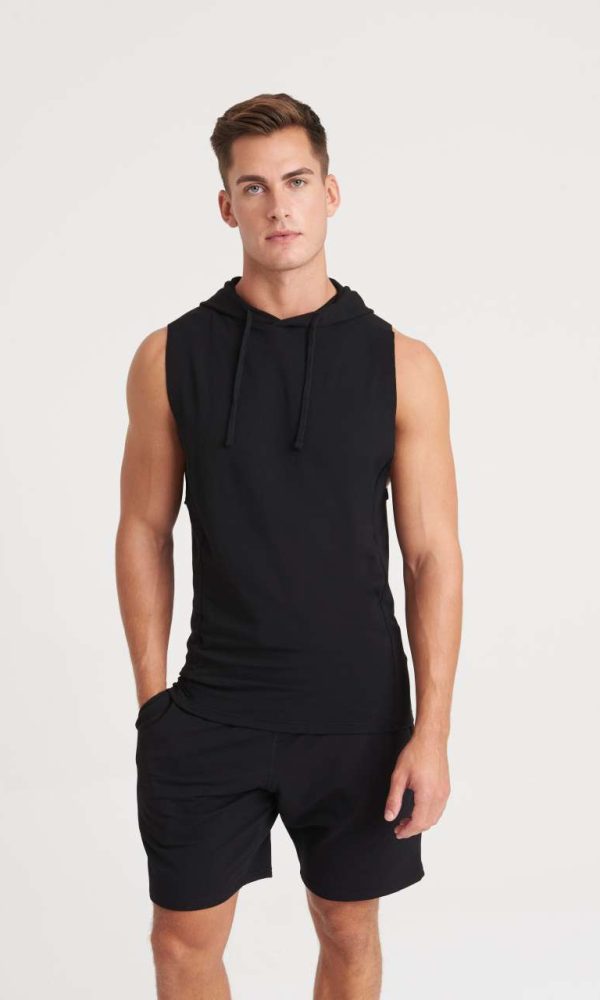 URBAN SLEEVEESS MUSCLE HOODIE
