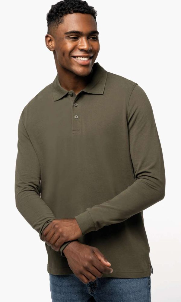 MEN'S LONG-SLEEVED POLO SHIRT