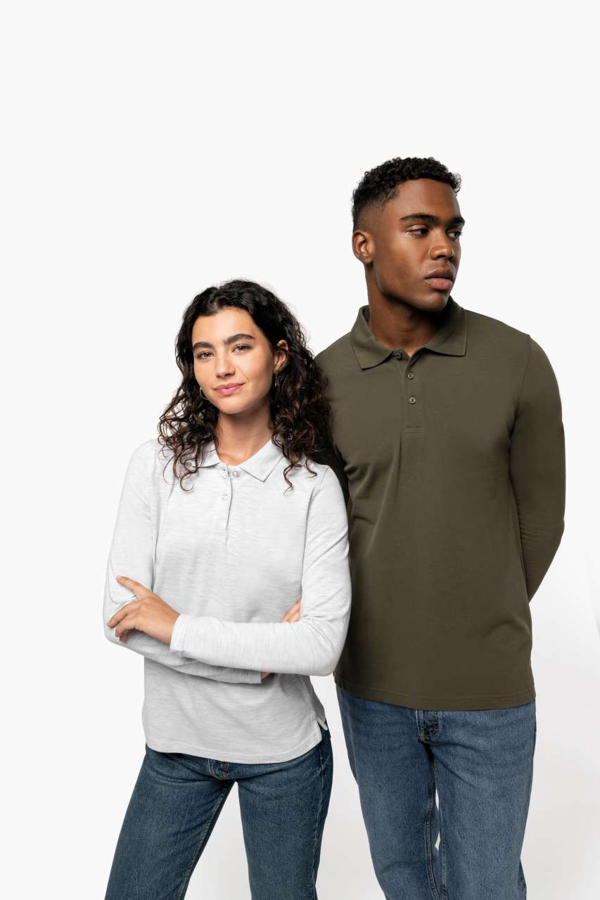 LADIES' LONG-SLEEVED POLO SHIRT - Slika 5