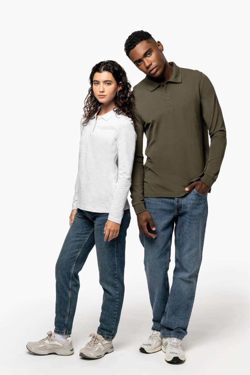 LADIES' LONG-SLEEVED POLO SHIRT - Slika 6