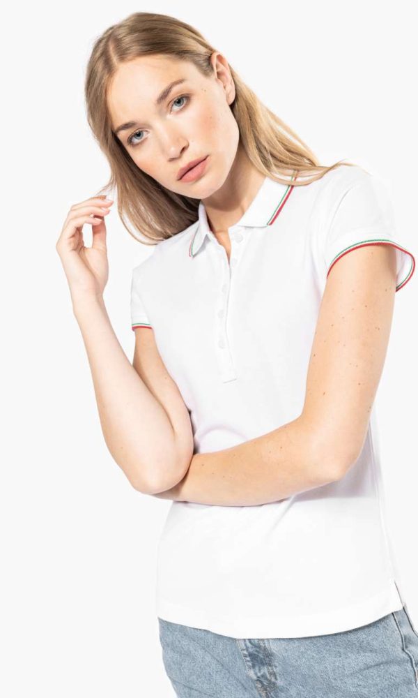 LADIES' SHORT-SLEEVED POLO SHIRT