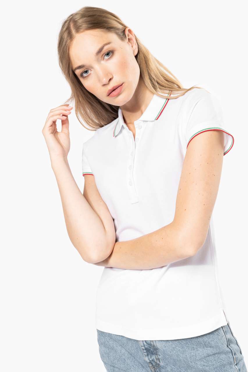 LADIES' SHORT-SLEEVED POLO SHIRT