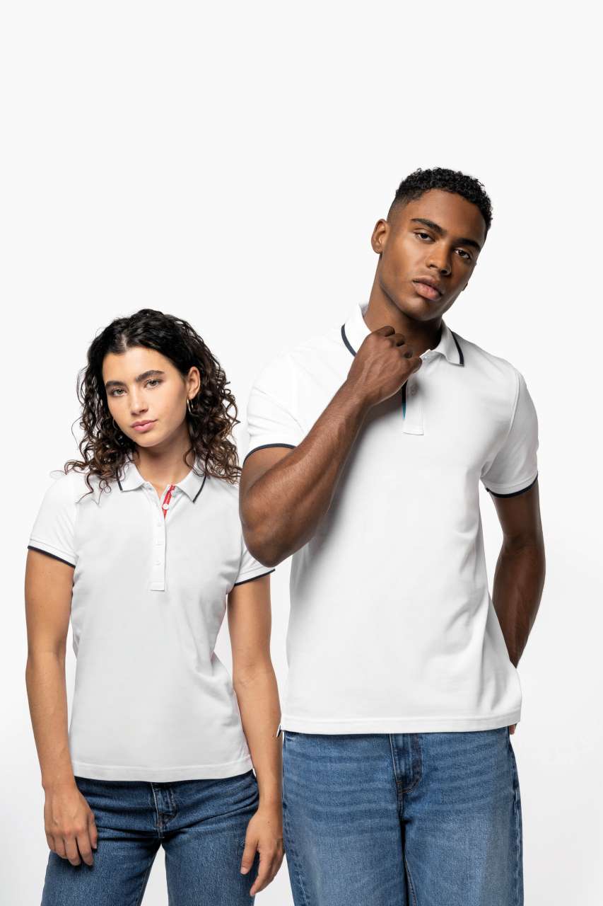 LADIES' SHORT-SLEEVED PIQUÉ KNIT POLO SHIRT - Slika 10