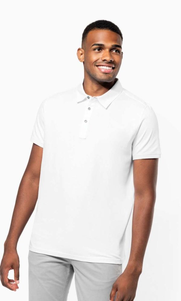 MEN'S SHORT SLEEVED JERSEY POLO SHIRT