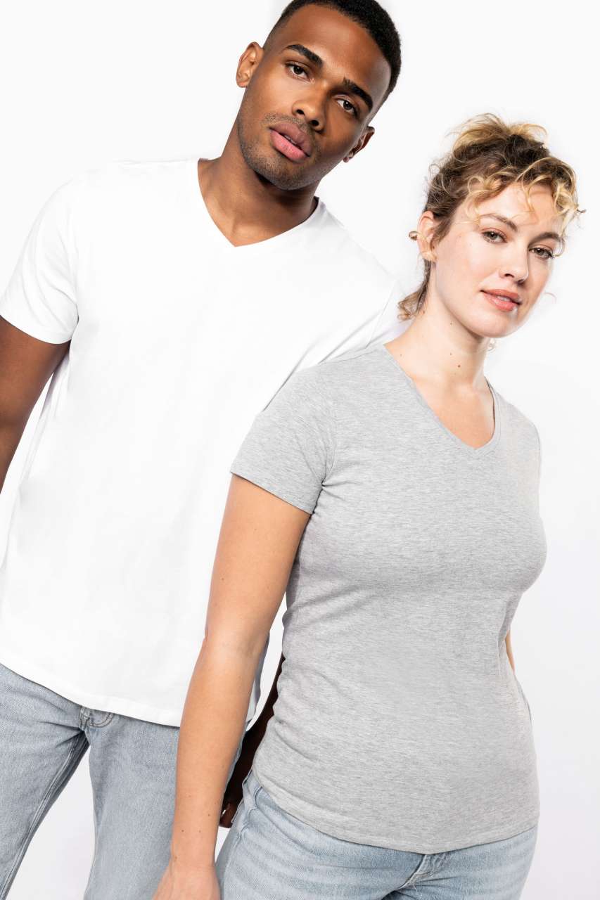 LADIES' SHORT-SLEEVED V-NECK T-SHIRT - Slika 3