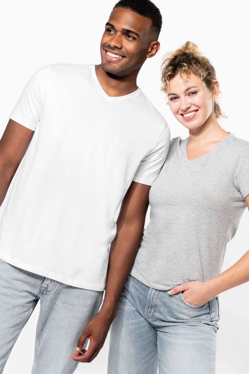 LADIES' SHORT-SLEEVED V-NECK T-SHIRT - Slika 4