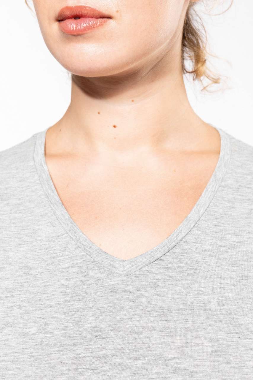 LADIES' SHORT-SLEEVED V-NECK T-SHIRT - Slika 5