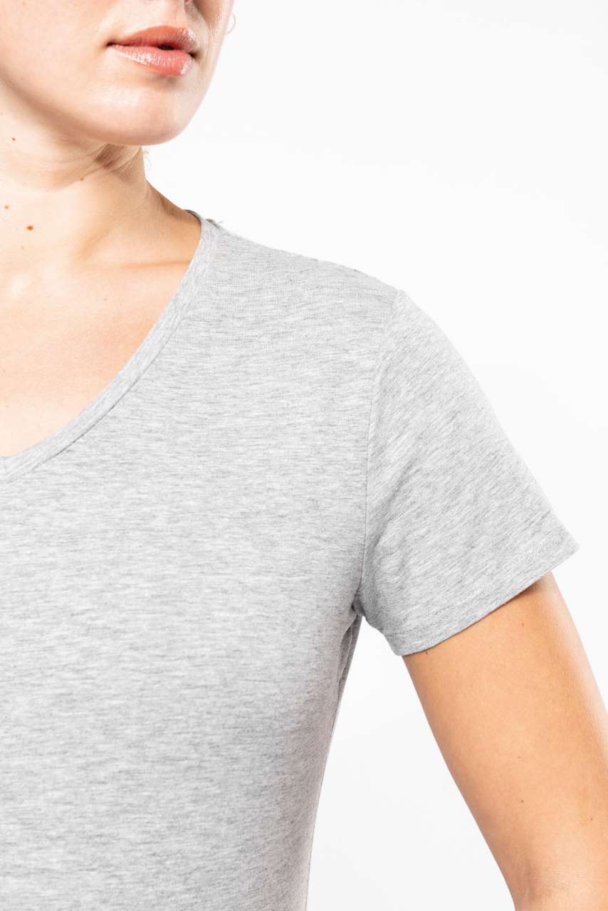LADIES' SHORT-SLEEVED V-NECK T-SHIRT - Slika 6