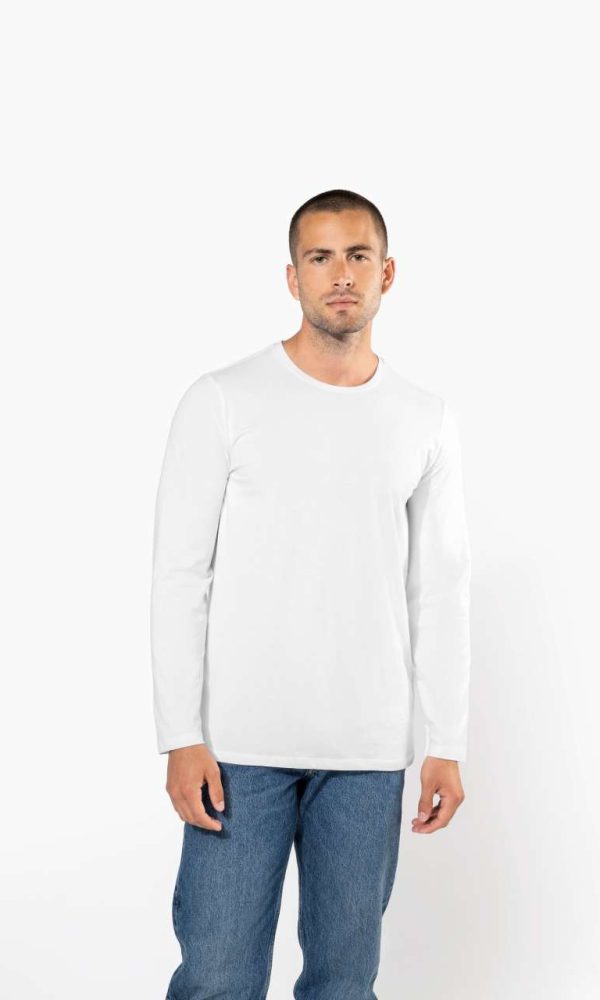 MEN'S LONG-SLEEVED CREW NECK T-SHIRT