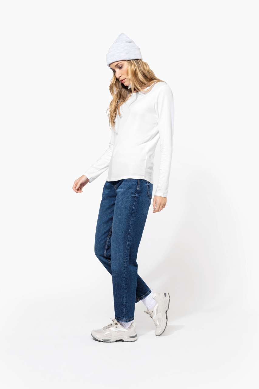 LADIES LONG-SLEEVED CREW NECK T-SHIRT - Slika 2