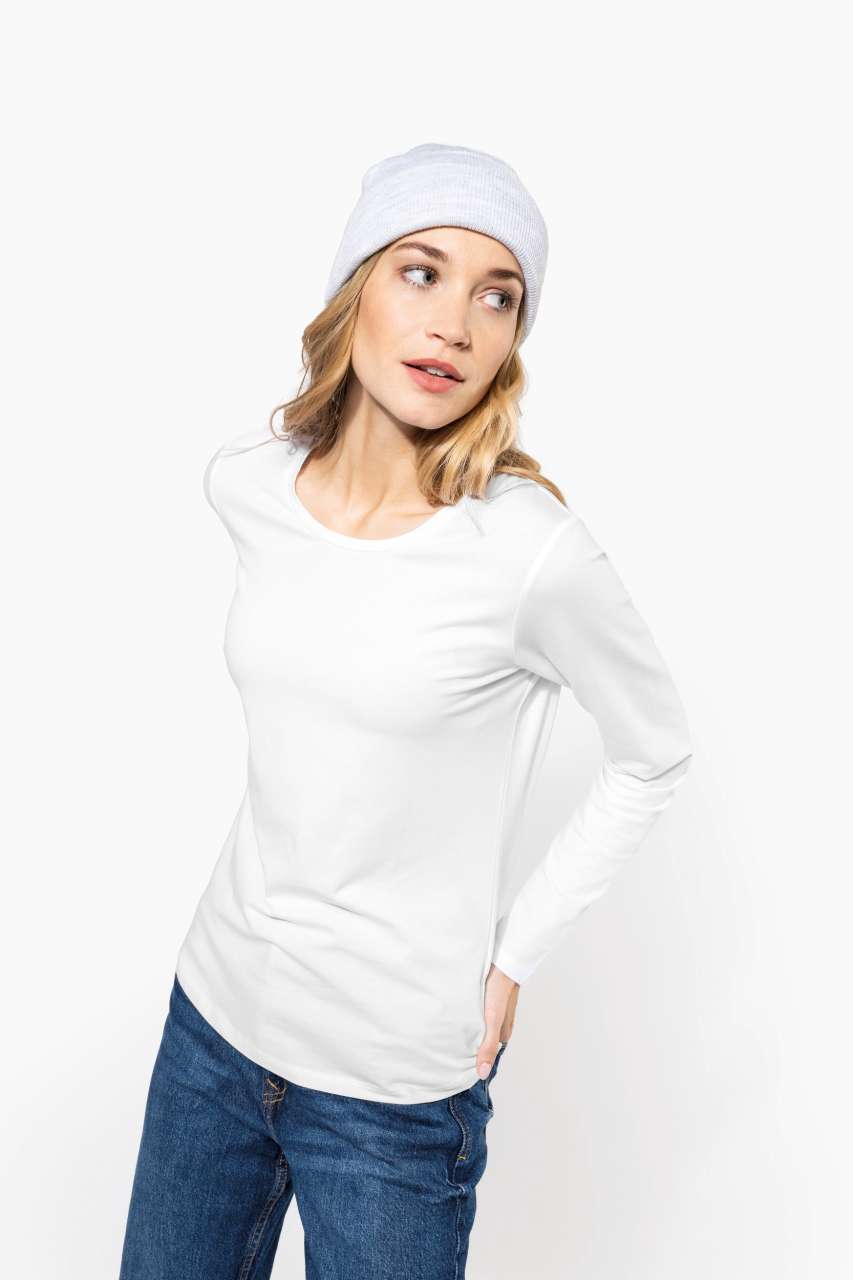 LADIES LONG-SLEEVED CREW NECK T-SHIRT - Slika 7