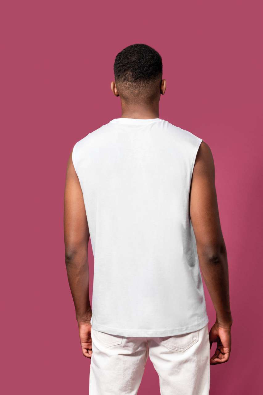 ECO-FRIENDLY MEN SLEEVELESS T-SHIRT - Slika 5