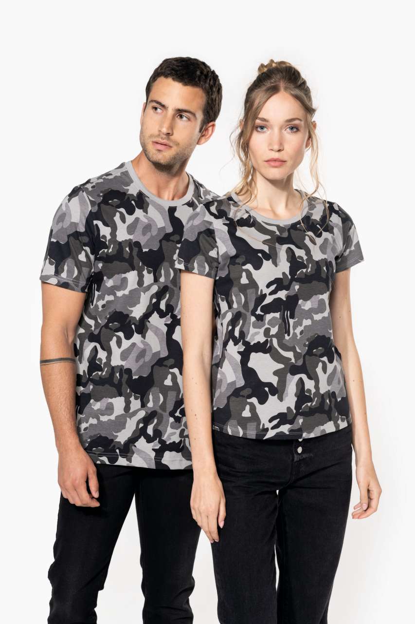 LADIES' SHORT-SLEEVED CAMO T-SHIRT - Slika 4