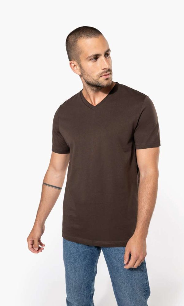 MEN'S SHORT-SLEEVED V-NECK T-SHIRT