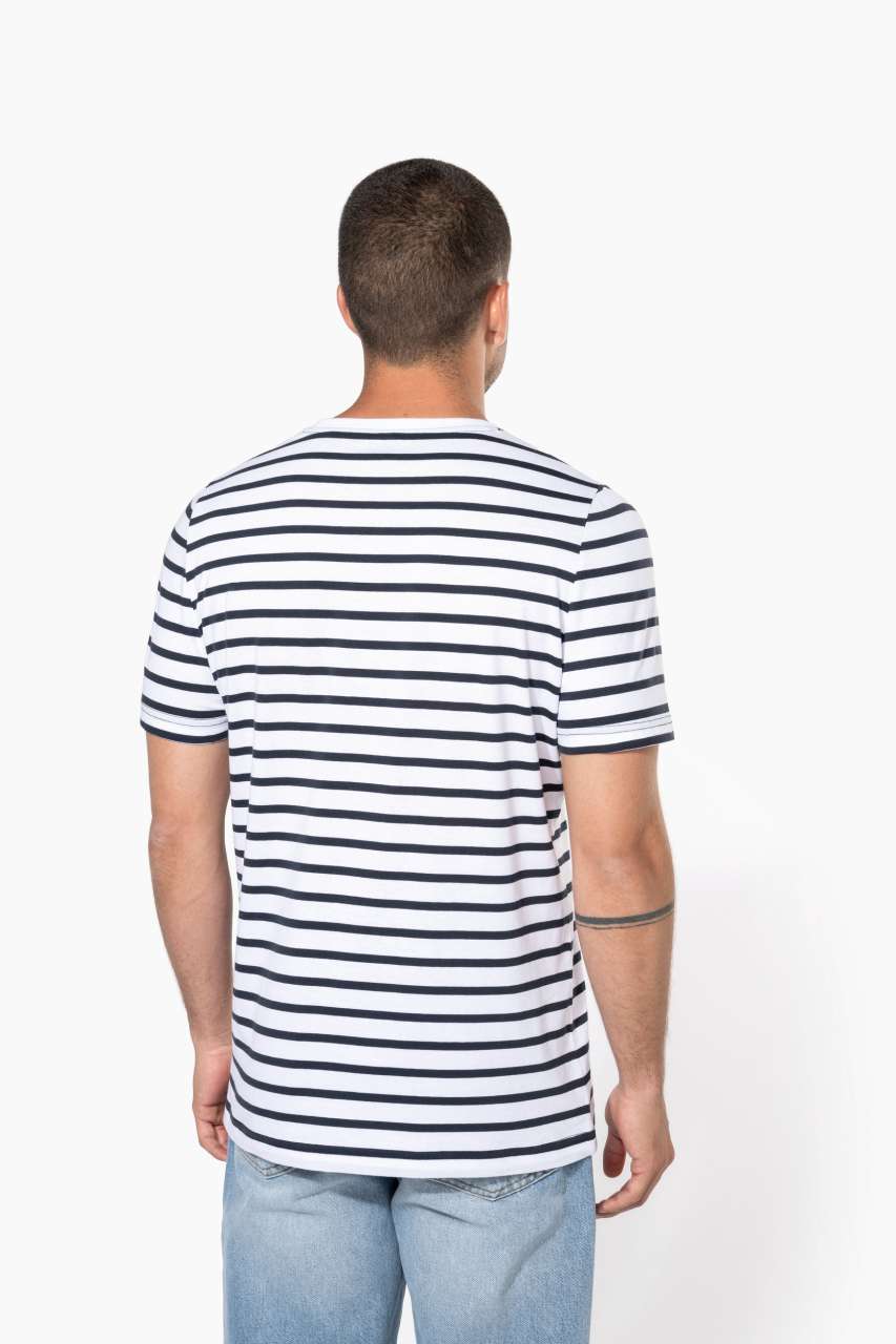 STRIPED SHORT SLEEVE SAILOR T-SHIRT WITH POCKET - Slika 2