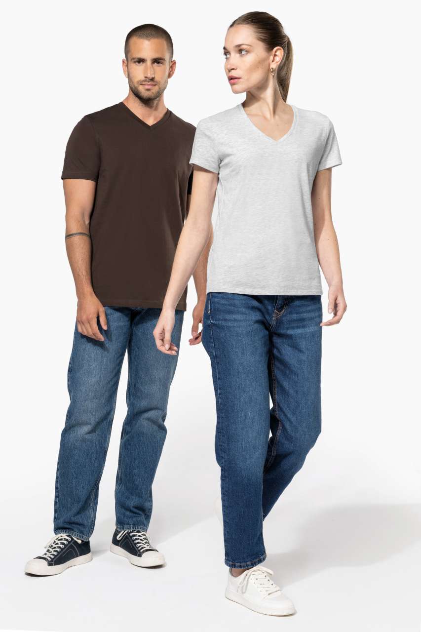 LADIES' SHORT-SLEEVED V-NECK T-SHIRT - Slika 5