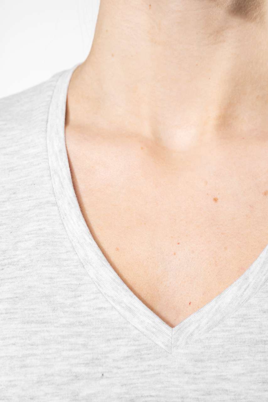 LADIES' SHORT-SLEEVED V-NECK T-SHIRT - Slika 8