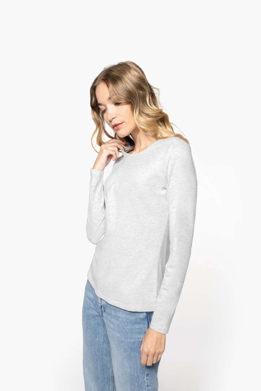 LADIES' LONG-SLEEVED CREW NECK T-SHIRT - Slika 2