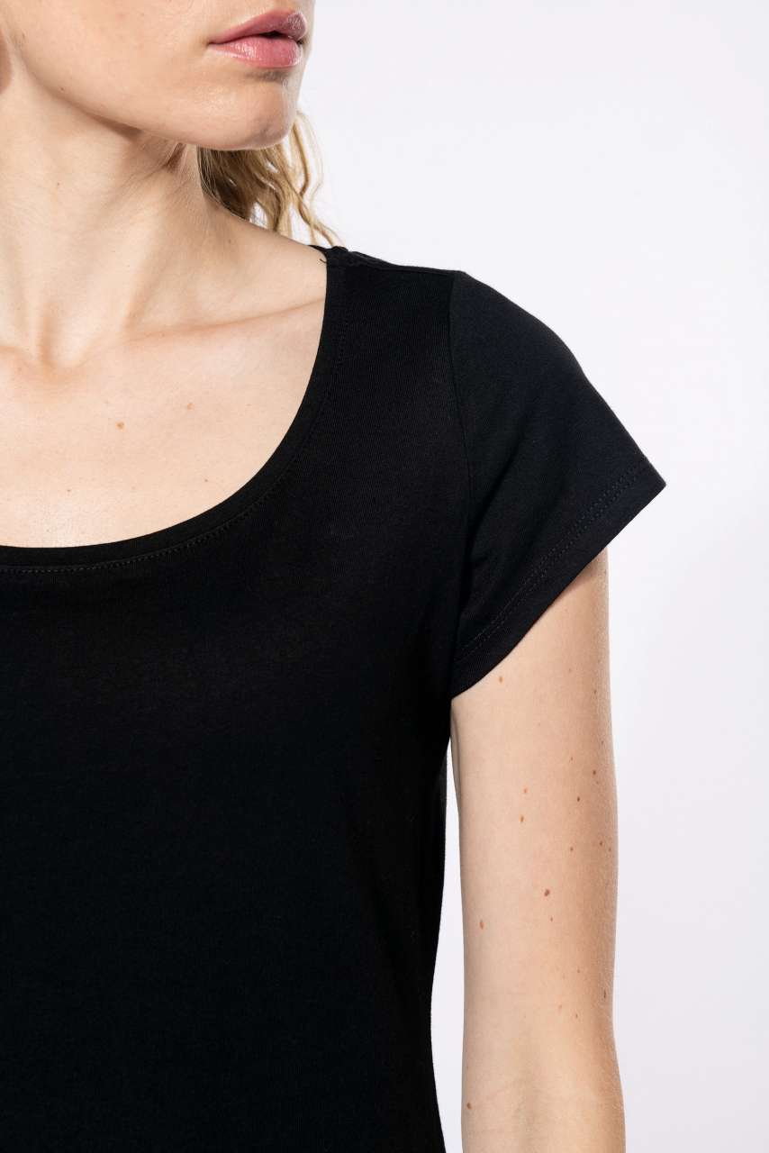 LADIES’ BOAT NECK SHORT-SLEEVED T-SHIRT - Slika 3