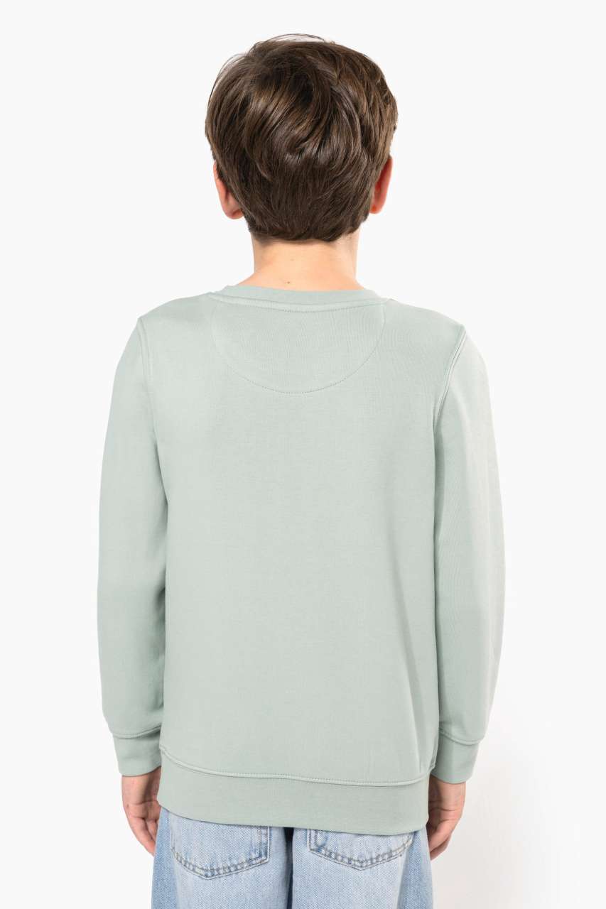 KIDS' ECO-FRIENDLY CREW NECK SWEATSHIRT - Slika 4