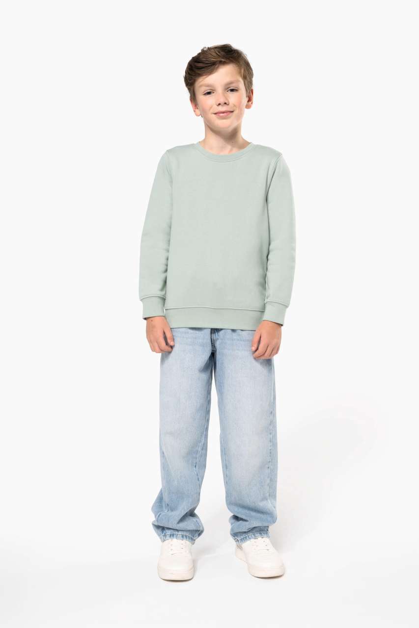 KIDS' ECO-FRIENDLY CREW NECK SWEATSHIRT - Slika 6