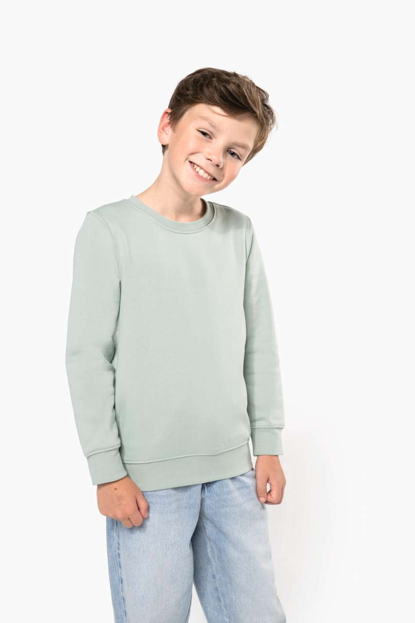 KIDS' ECO-FRIENDLY CREW NECK SWEATSHIRT