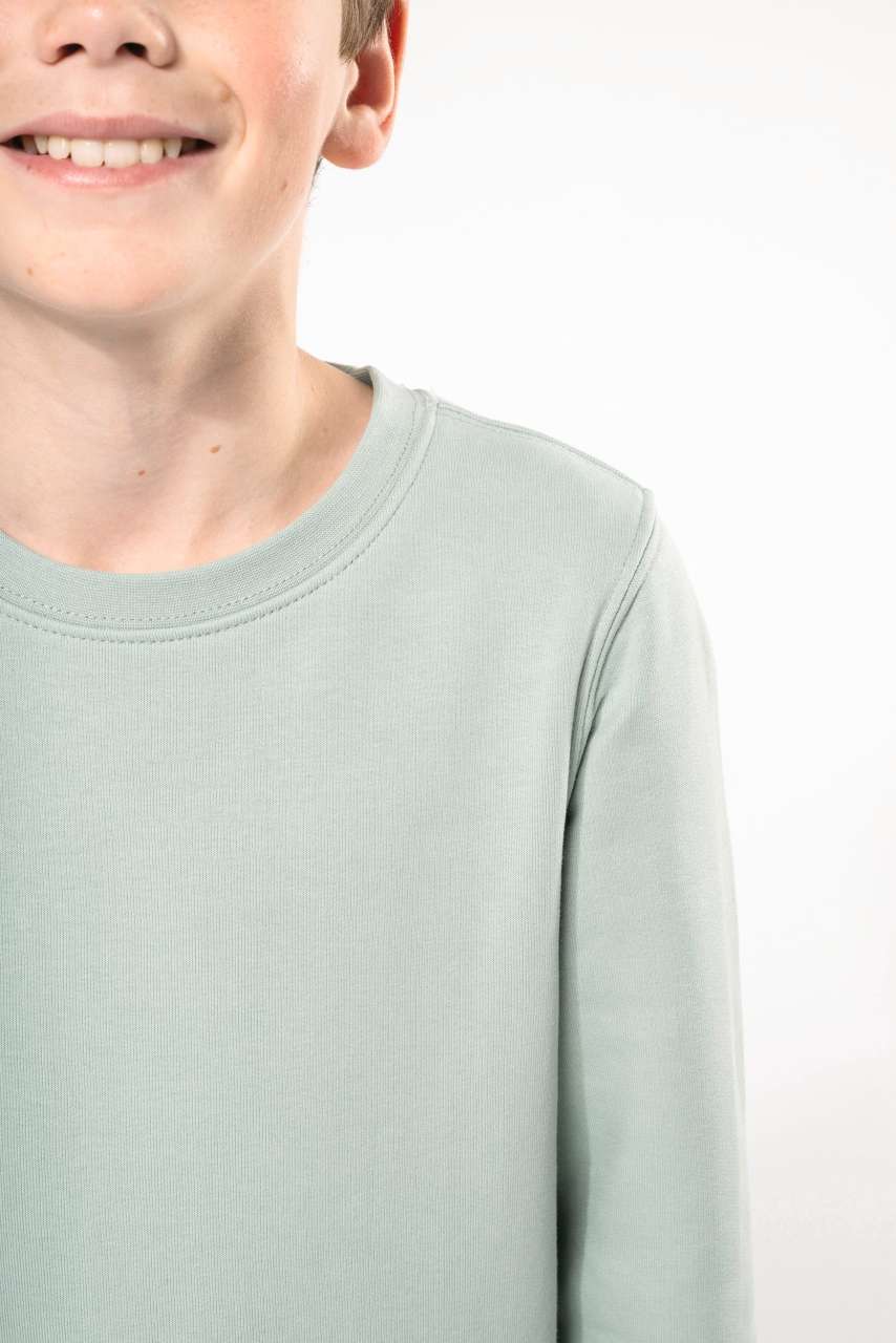 KIDS' ECO-FRIENDLY CREW NECK SWEATSHIRT - Slika 7