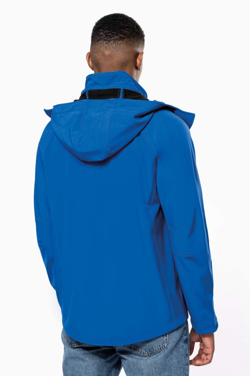 MEN'S DETACHABLE HOODED SOFTSHELL JACKET - Slika 3
