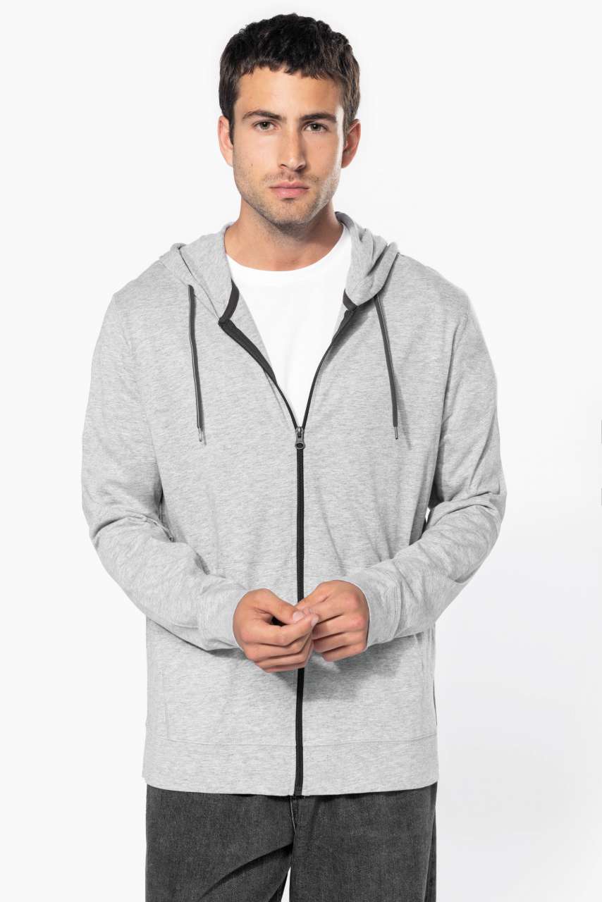 LIGHTWEIGHT COTTON HOODED SWEATSHIRT - Slika 2