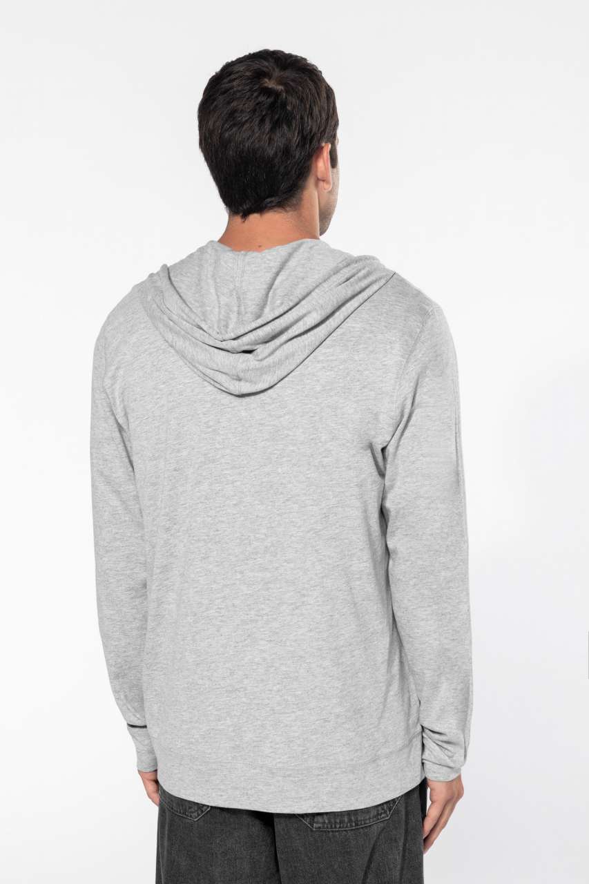 LIGHTWEIGHT COTTON HOODED SWEATSHIRT - Slika 3
