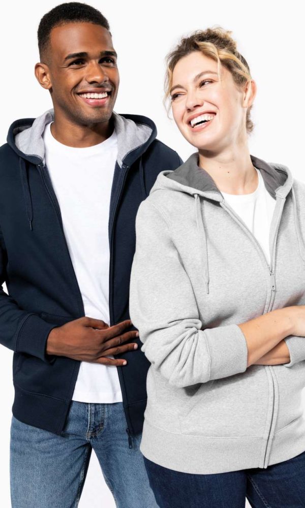 FULL ZIP HOODED SWEATSHIRT