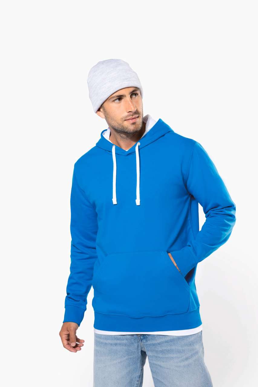 MEN'S CONTRAST HOODED SWEATSHIRT - Slika 4