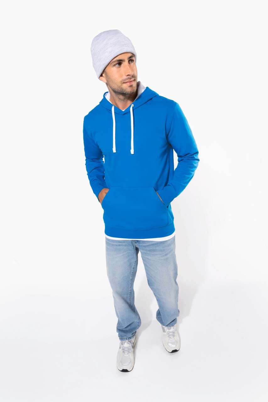 MEN'S CONTRAST HOODED SWEATSHIRT - Slika 5