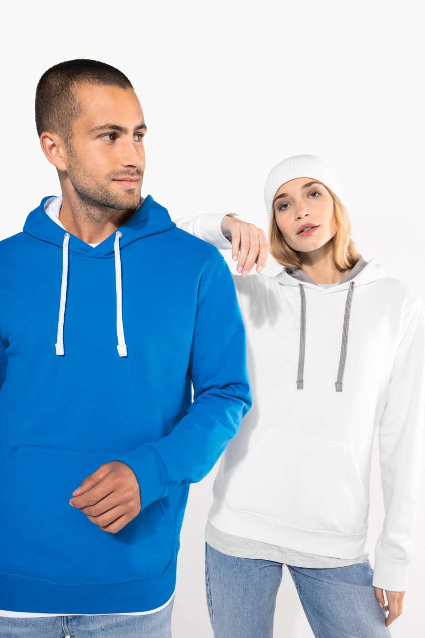 MEN'S CONTRAST HOODED SWEATSHIRT - Slika 6