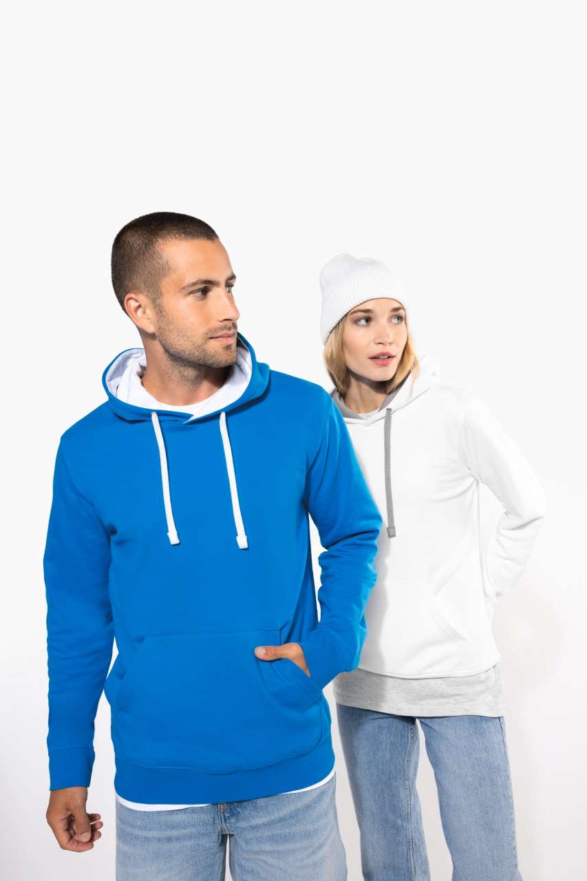 MEN'S CONTRAST HOODED SWEATSHIRT - Slika 7
