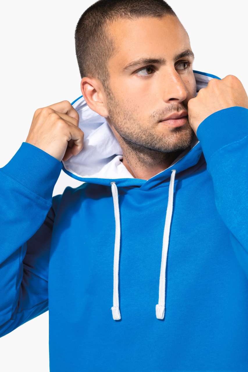 MEN'S CONTRAST HOODED SWEATSHIRT - Slika 8
